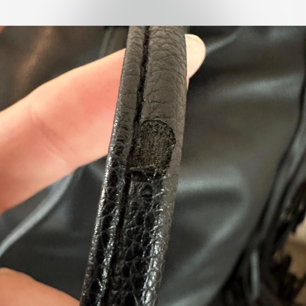 Victoria's Secret Black Backpack with Fringe - Picture 4 of 8